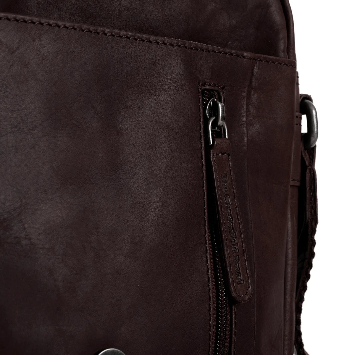 The Chesterfield Brand Remy Leather Crossbodyväska, Brun