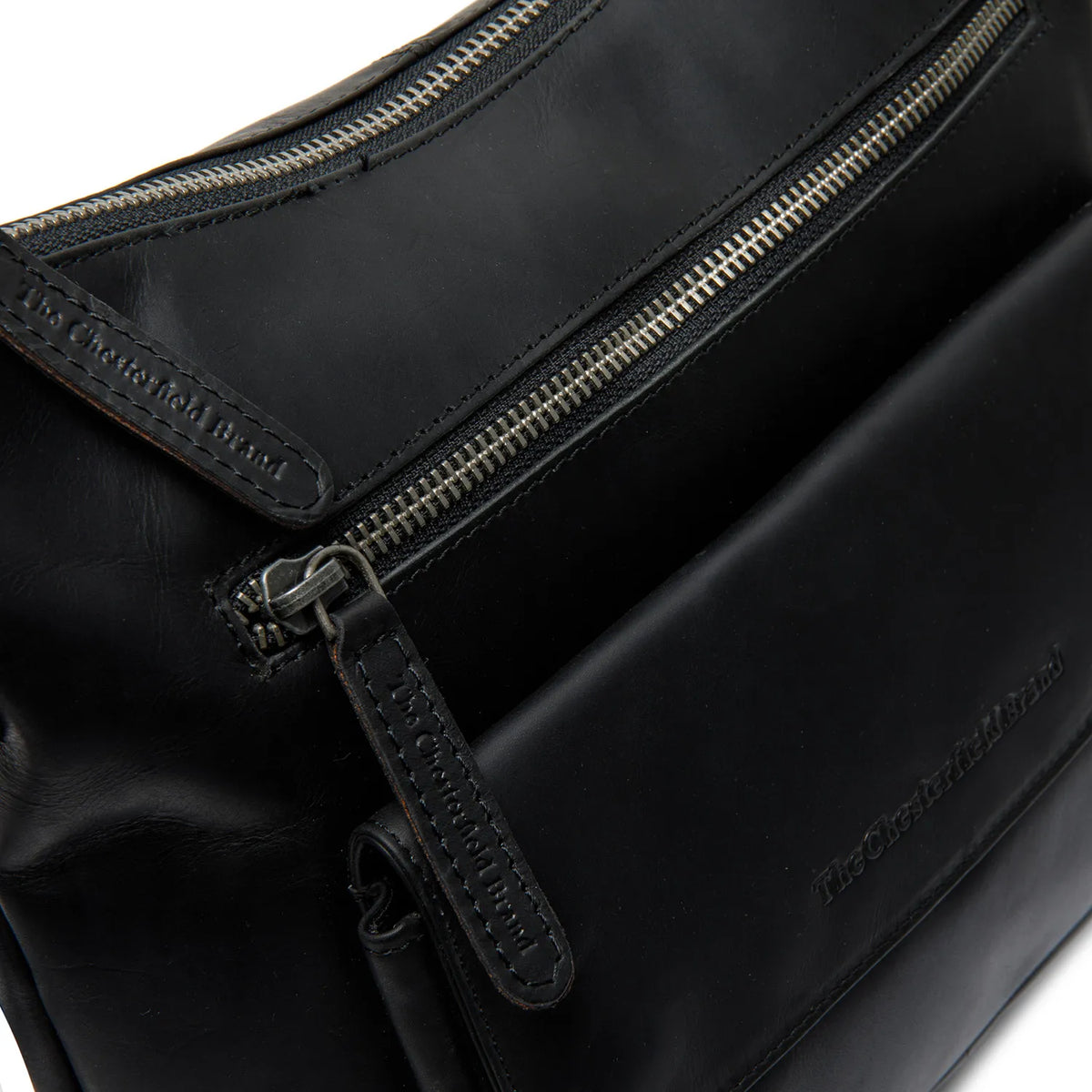 The Chesterfield Brand Hailey Leather Crossbodyväska, Svart
