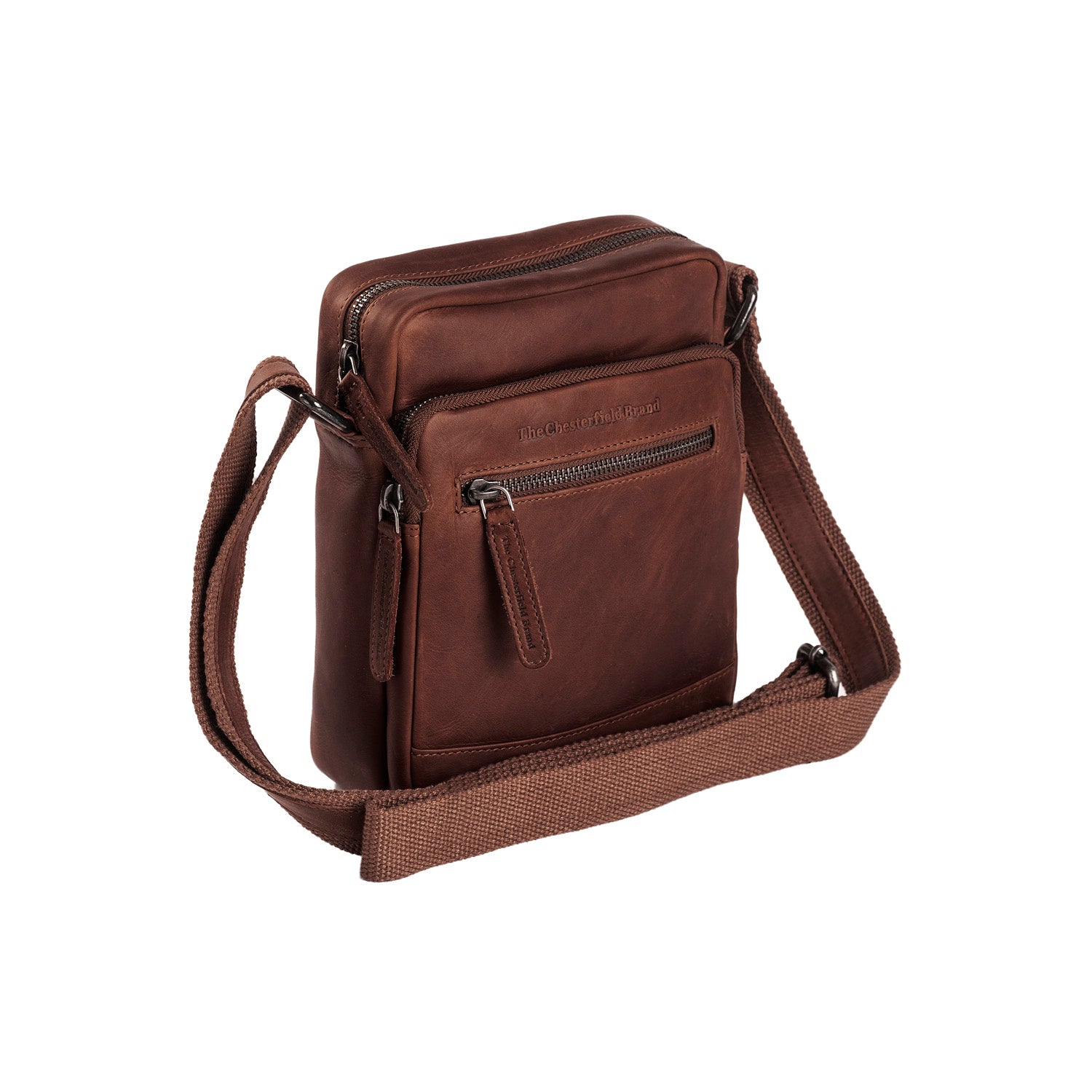 The Chesterfield Brand Birmingham Crossbodyväska, Brun