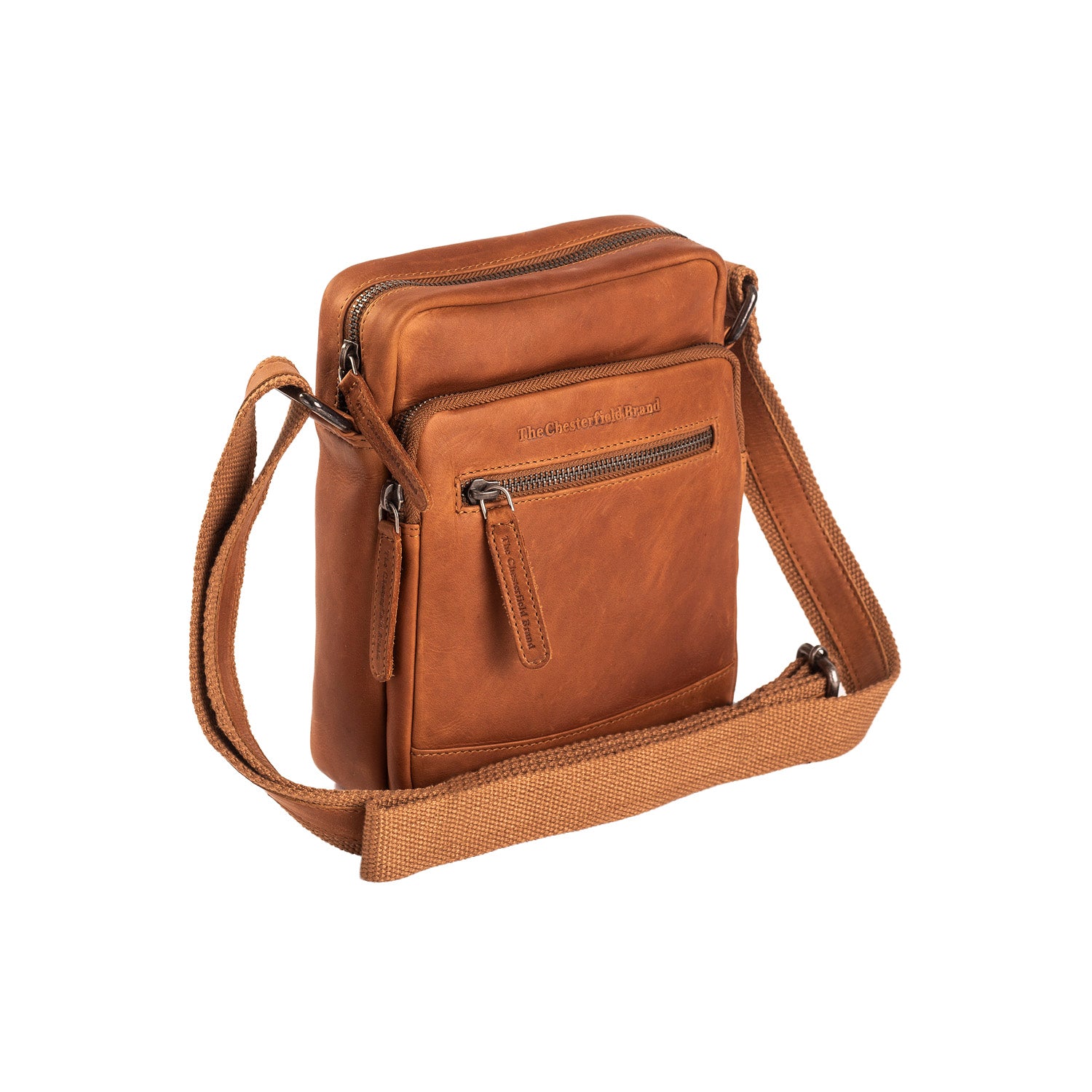 The Chesterfield Brand Birmingham Crossbodyväska, Cognac