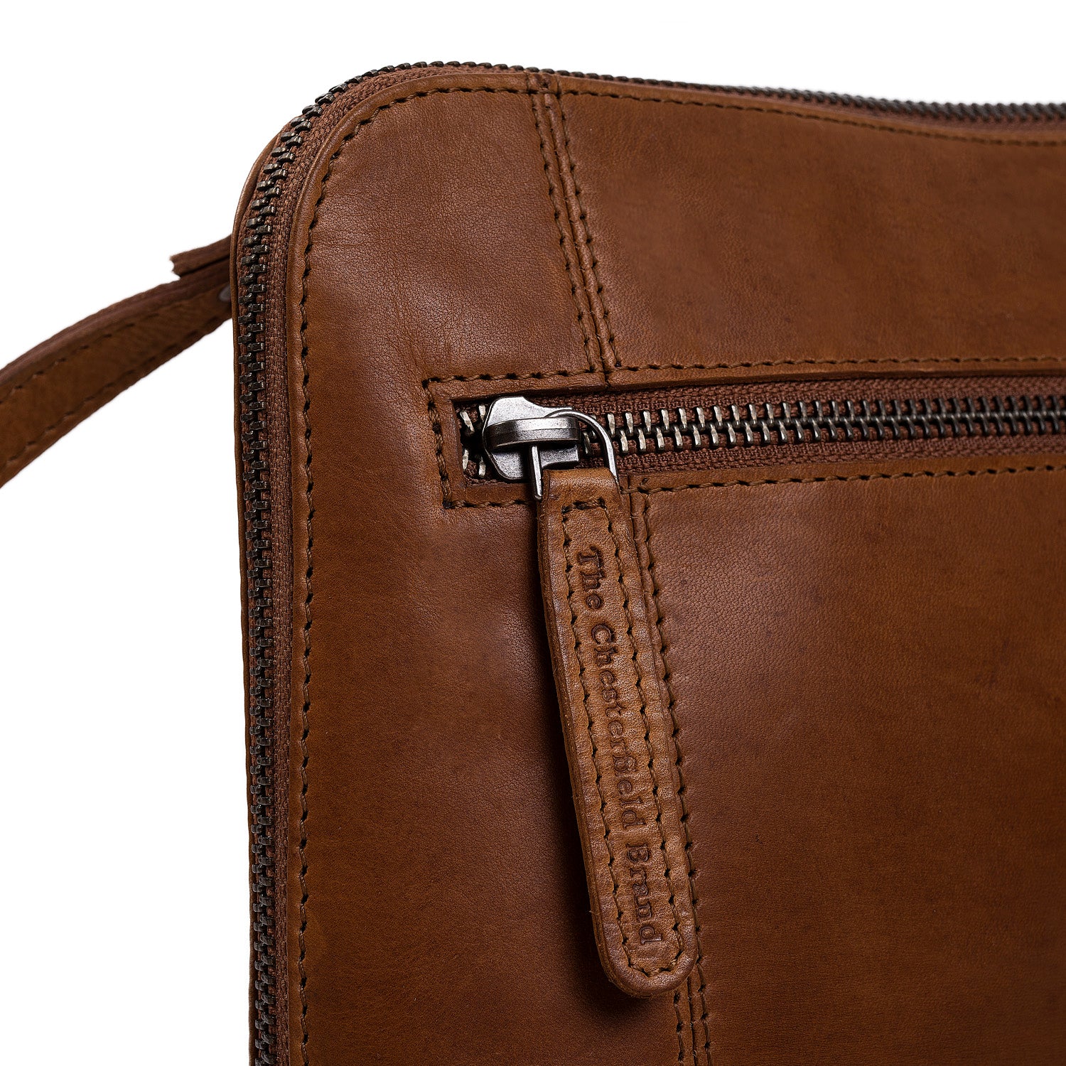 The Chesterfield Brand River Axelremsväska, Cognac