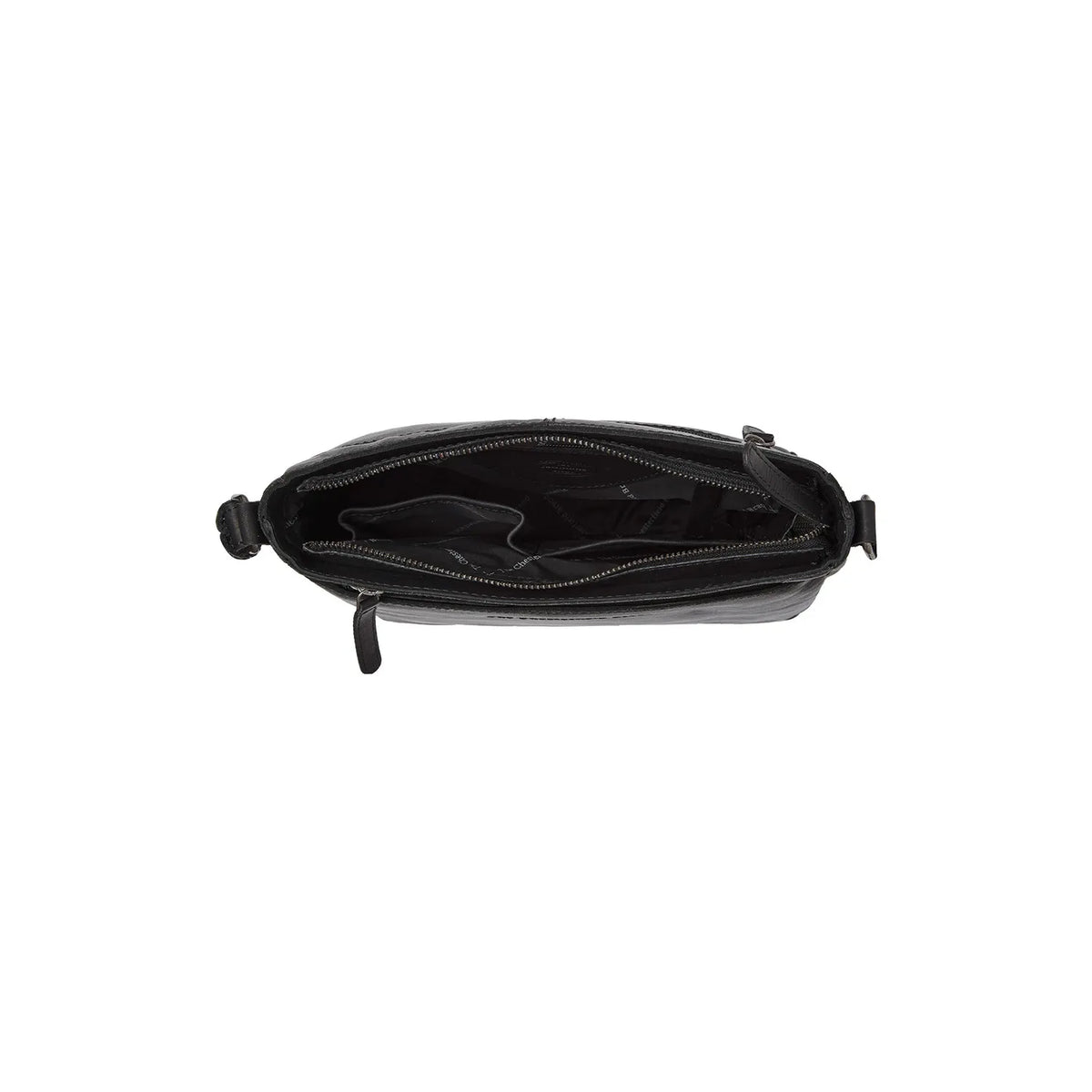 The Chesterfield Brand Mumbai Leather Crossbodyväska, Svart