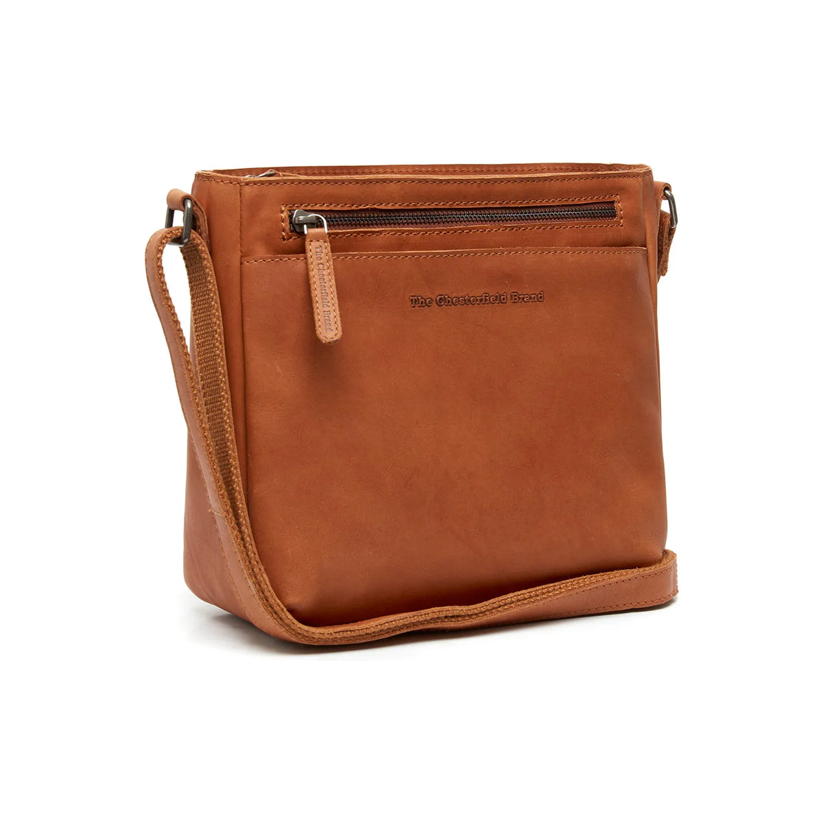 The Chesterfield Brand Mumbai Leather Crossbodyväska, Cognac