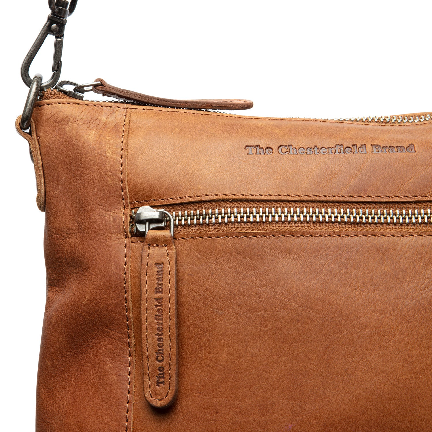 The Chesterfield Brand Faro Axelremsväska, Cognac