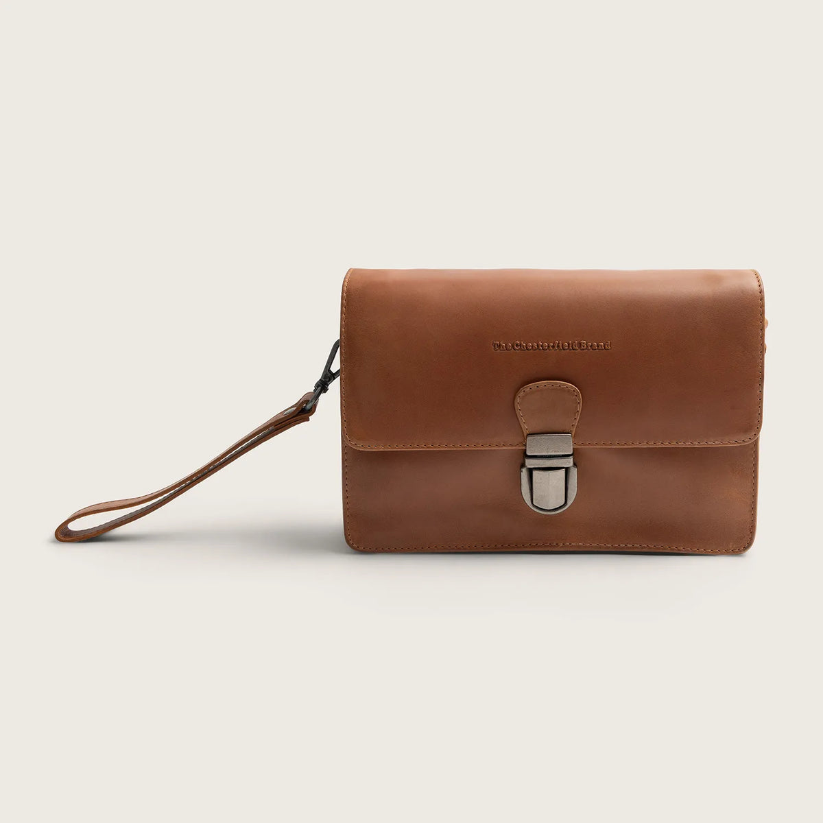 The Chesterfield Brand Lucca Leather Crossbody väska, Cognac