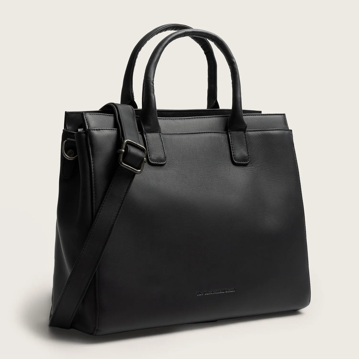 The Chesterfield Brand Rivera Leather Datorväska, Svart