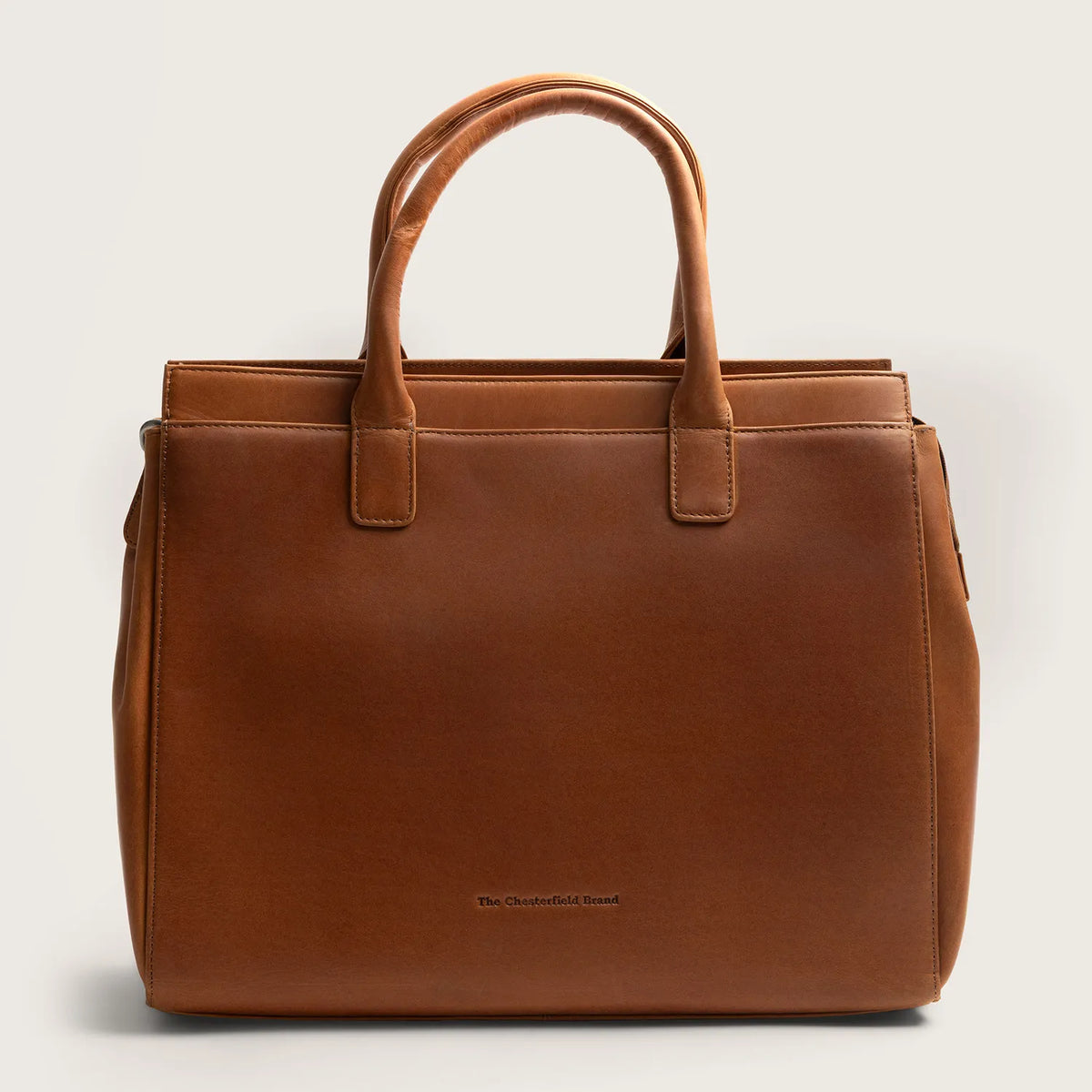The Chesterfield Brand Rivera Leather Datorväska, Cognac
