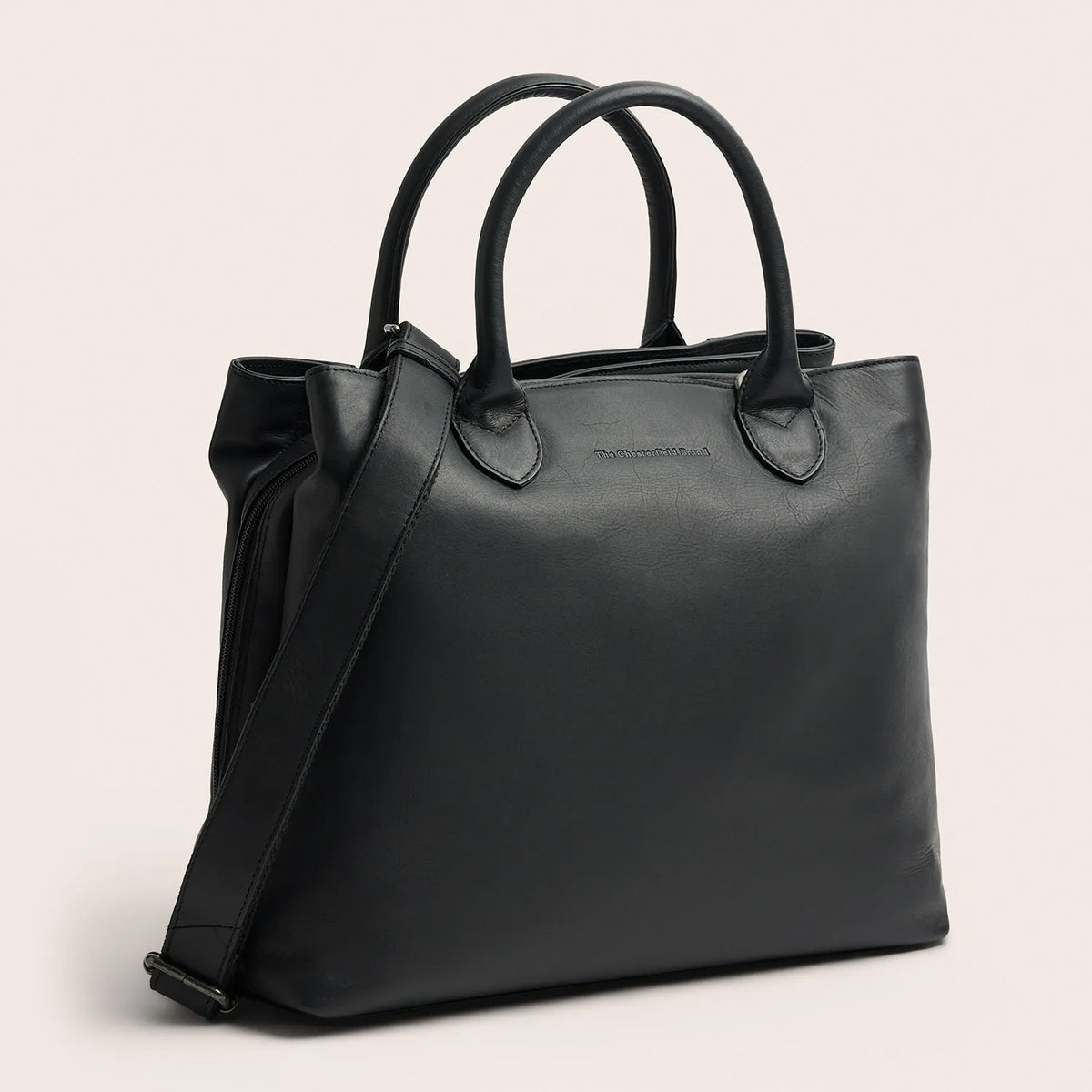 The Chesterfield Brand Passau Leather Handväska, Svart