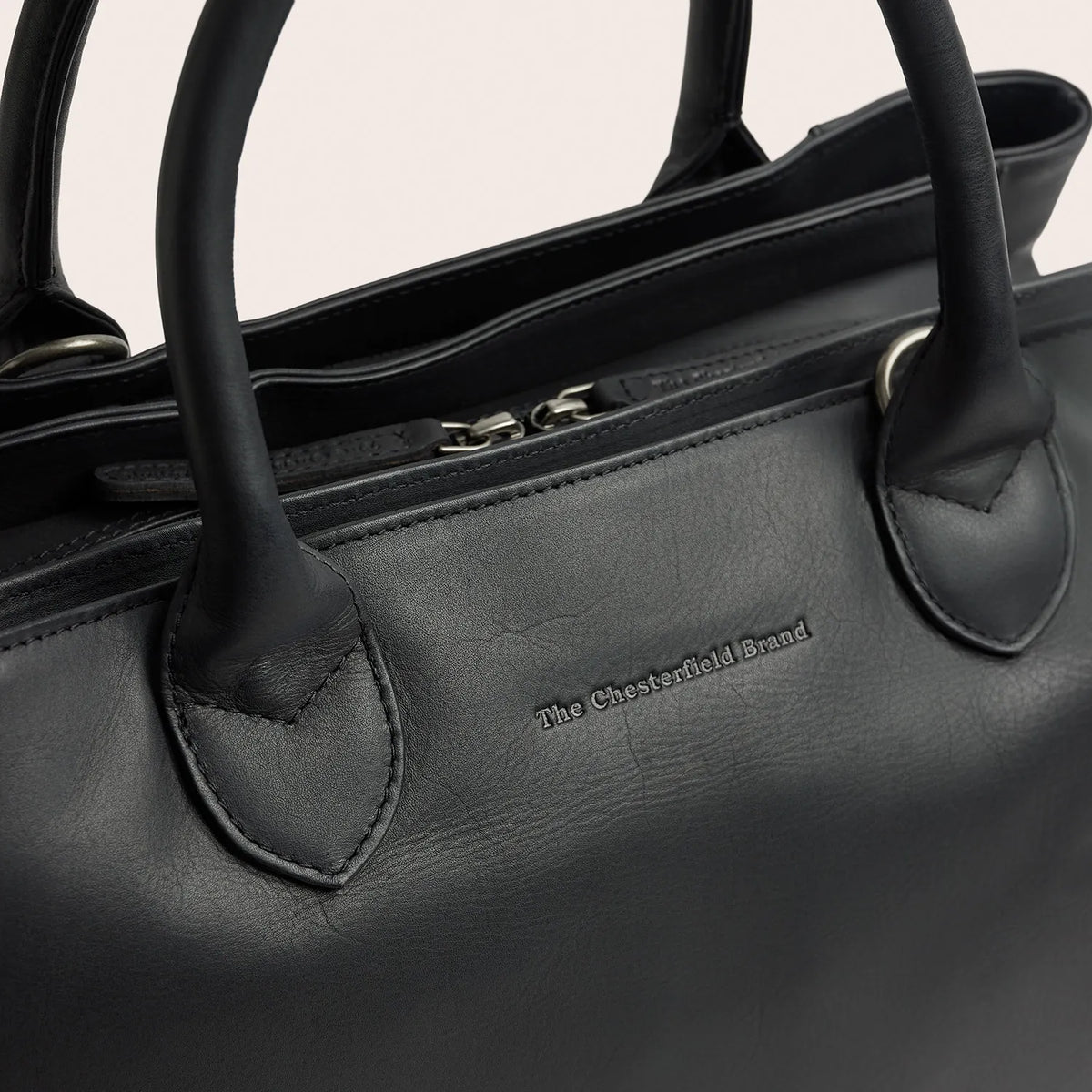 The Chesterfield Brand Passau Leather Handväska, Svart