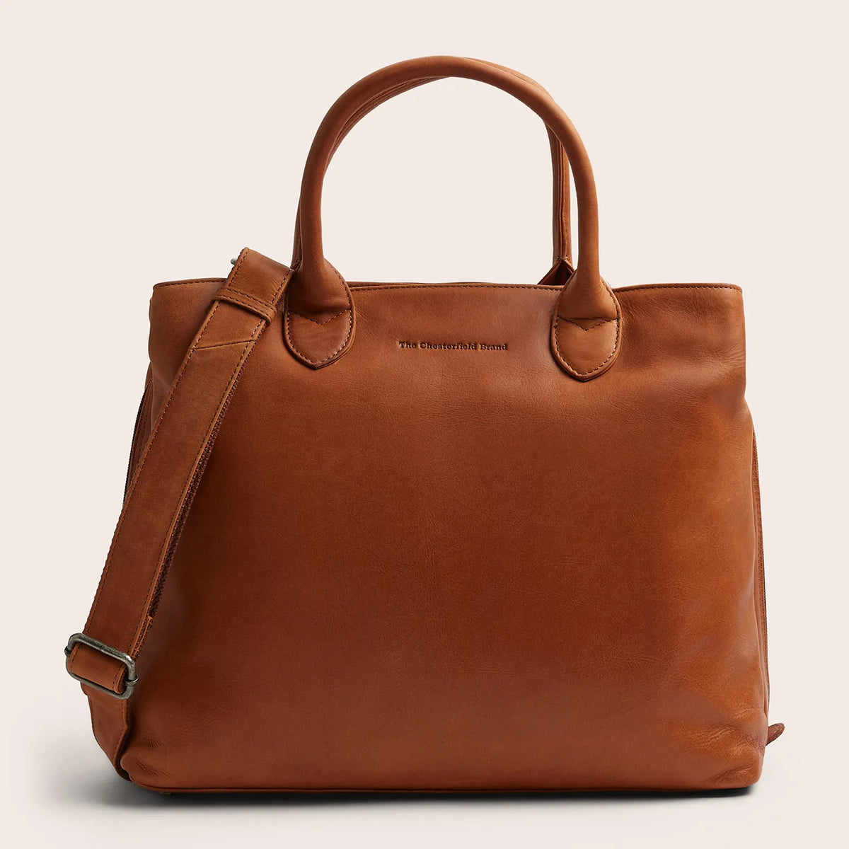 The Chesterfield Brand Passau Leather Handväska, Cognac
