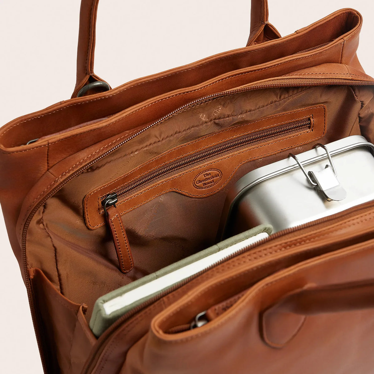 The Chesterfield Brand Passau Leather Handväska, Cognac