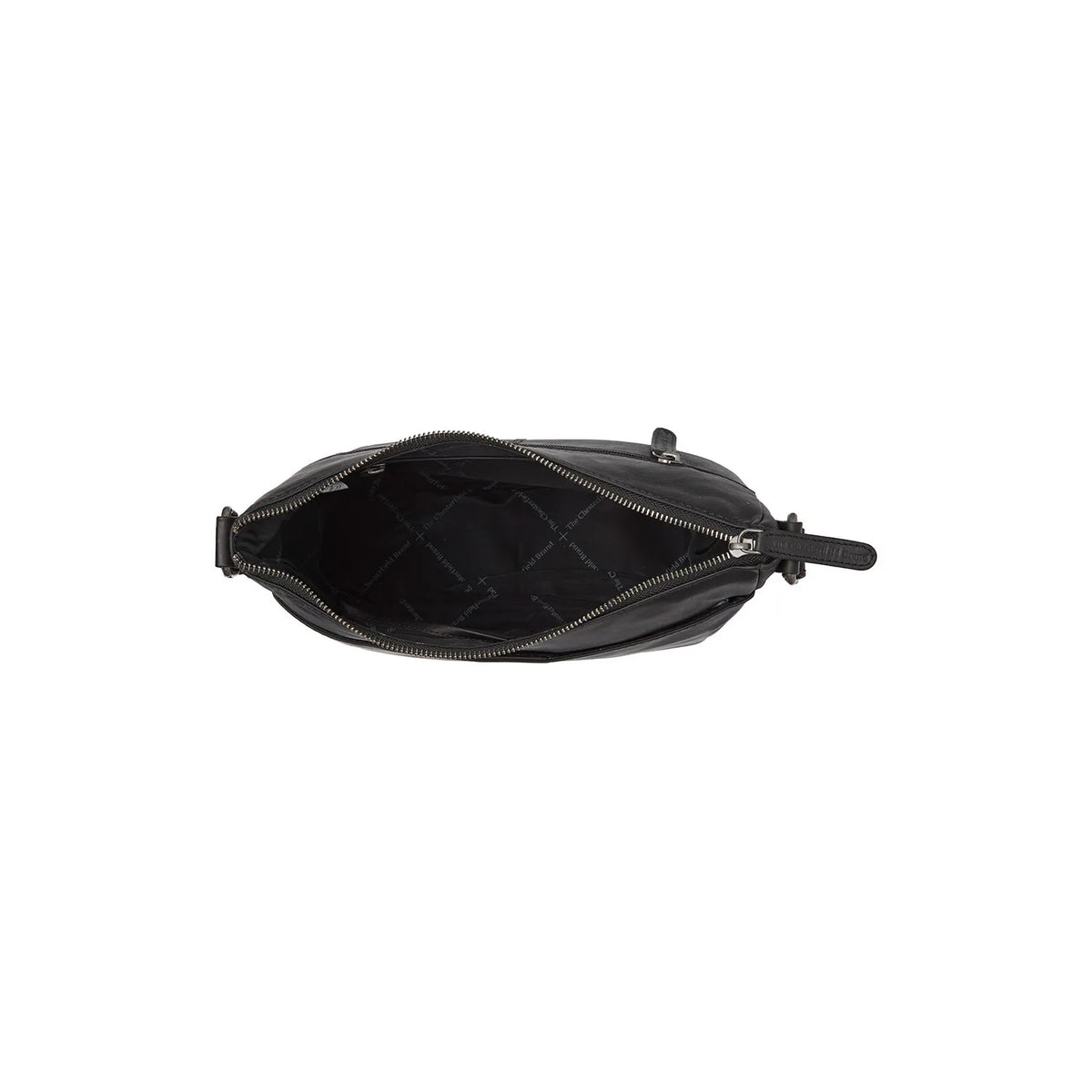 The Chesterfield Brand Henderson Leather Crossbodyväska, Svart