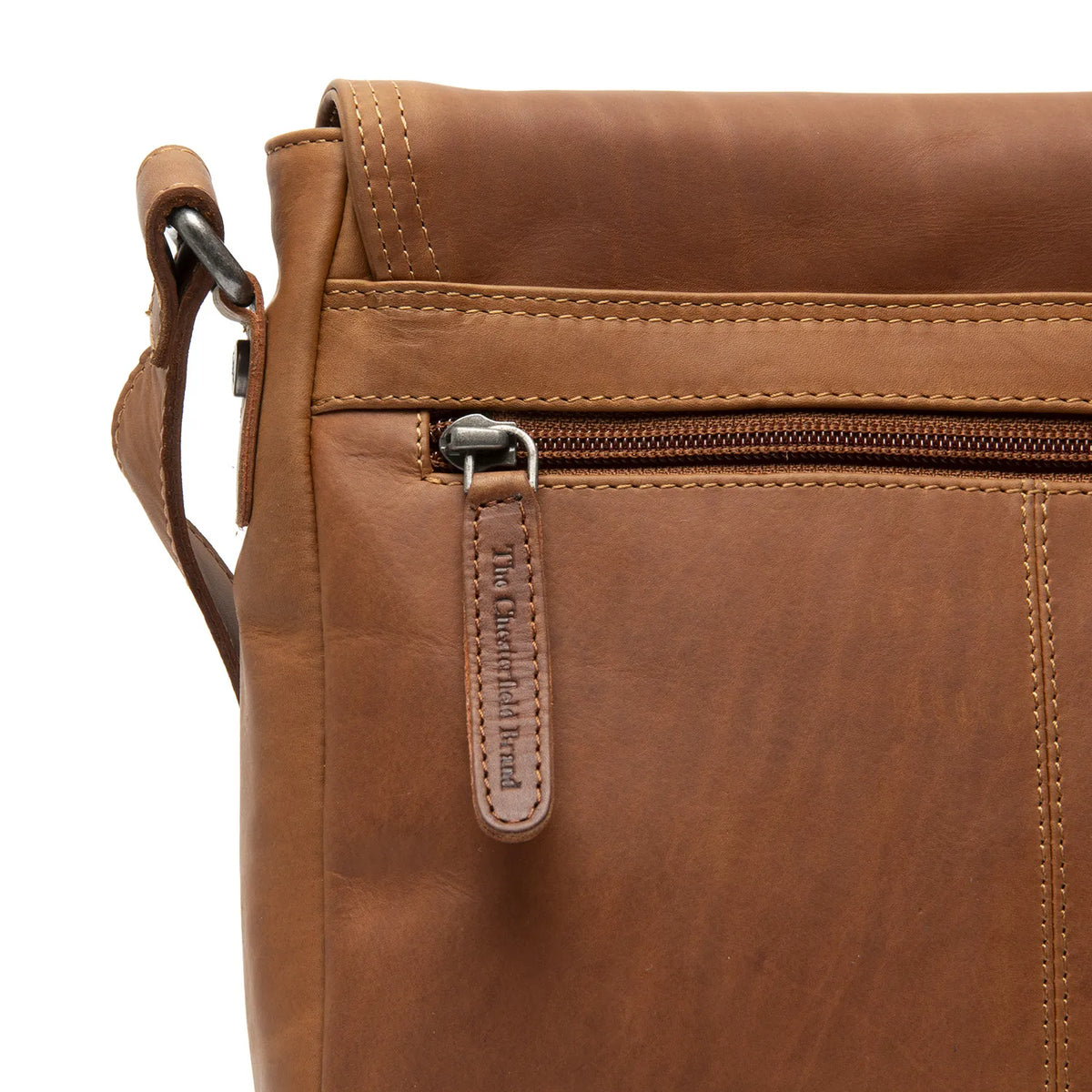 The Chesterfield Brand Everglades Leather Crossbodyväska, Cognac