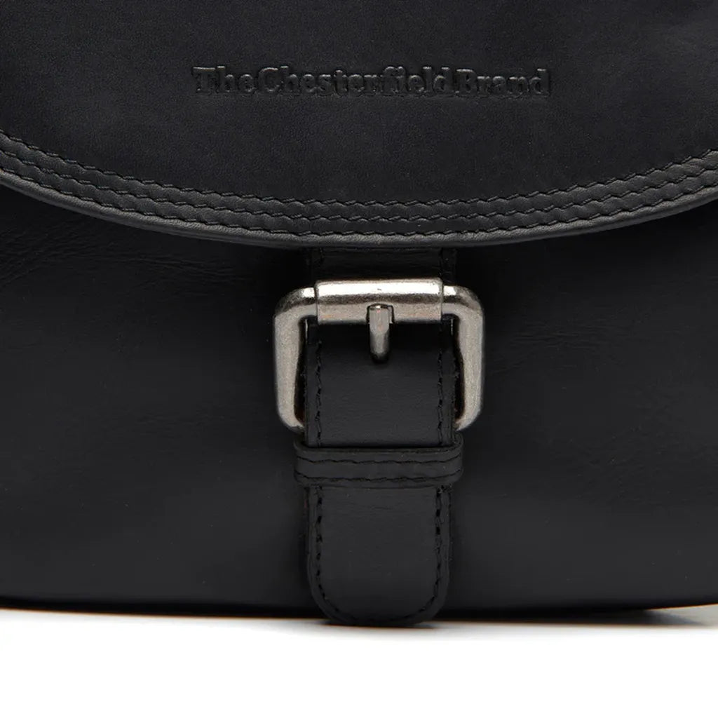 The Chesterfield Brand Lucian Shoulder Bag, Svart