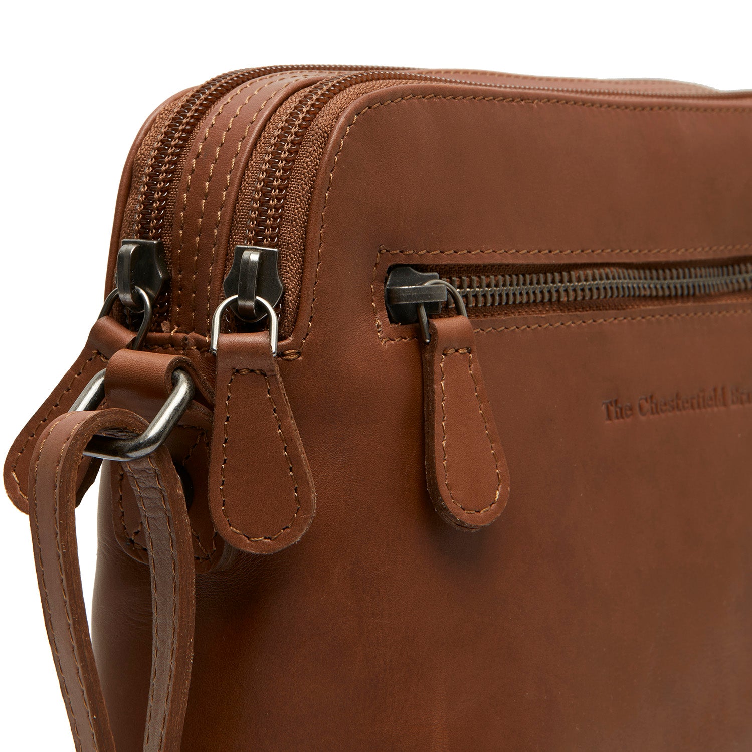The Chesterfield Brand Nebraska Axelremsväska, Cognac