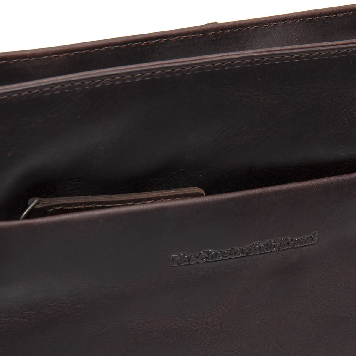 The Chesterfield Brand Navene Leather Crossbodyväska, Brun