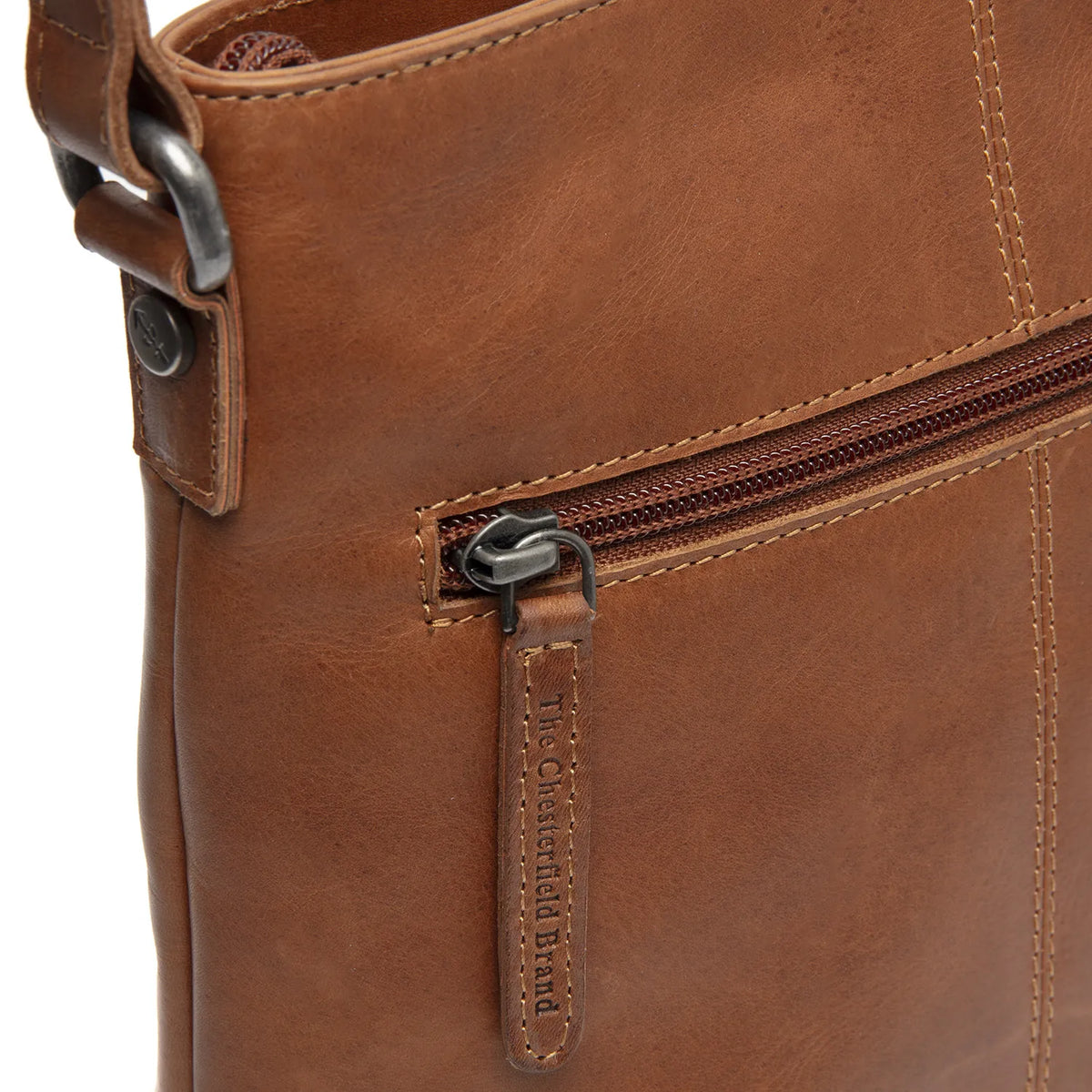 The Chesterfield Brand Navene Leather Crossbodyväska, Cognac
