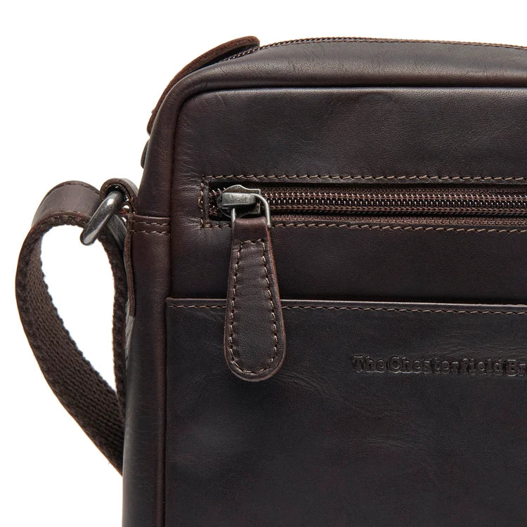 The Chesterfield Brand Laveno Leather Crossbodyväska, Brun