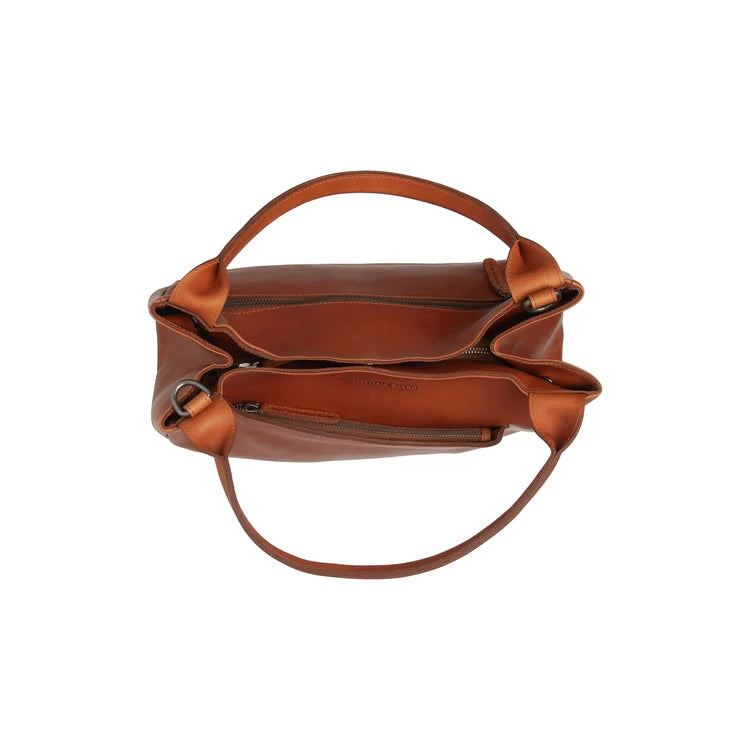 The Chesterfield Brand Fioline Leather Handväska, Cognac