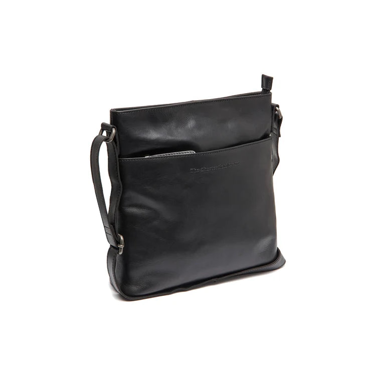 The Chesterfield Brand Lunton Leather Crossbodyväska, Svart