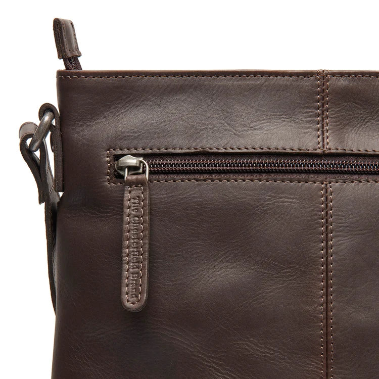 The Chesterfield Brand Lunton Leather Crossbodyväska, Brun