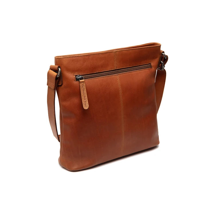 The Chesterfield Brand Lunton Leather Crossbodyväska, Cognac