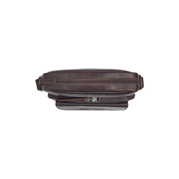 The Chesterfield Brand Montira Leather Crossbodyväska, Brun