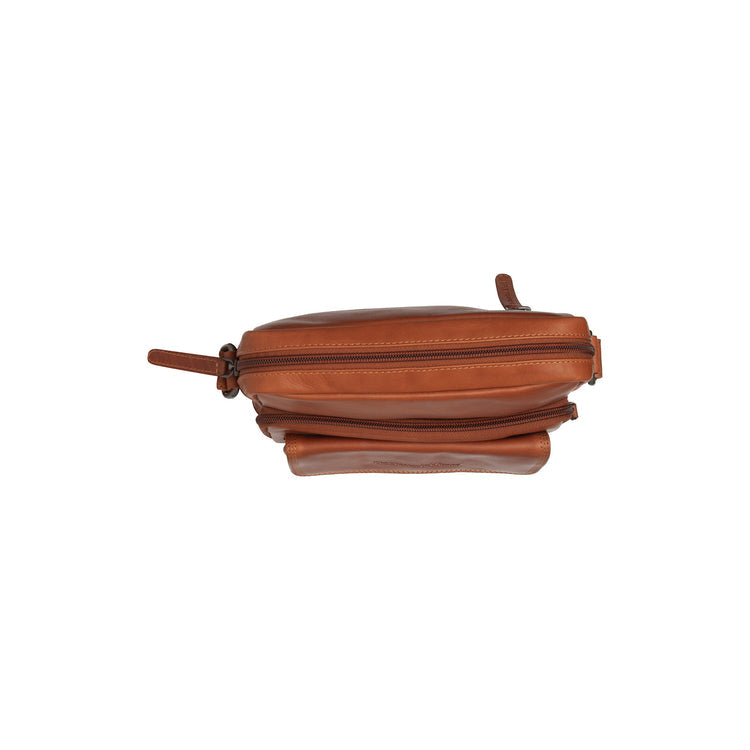 The Chesterfield Brand Montira Leather Crossbodyväska, Cognac