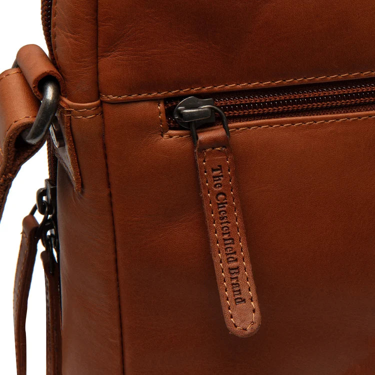 The Chesterfield Brand Montira Leather Crossbodyväska, Cognac