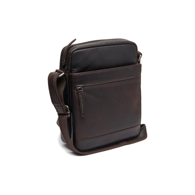 The Chesterfield Brand Anzora Leather Crossbodyväska, Brun