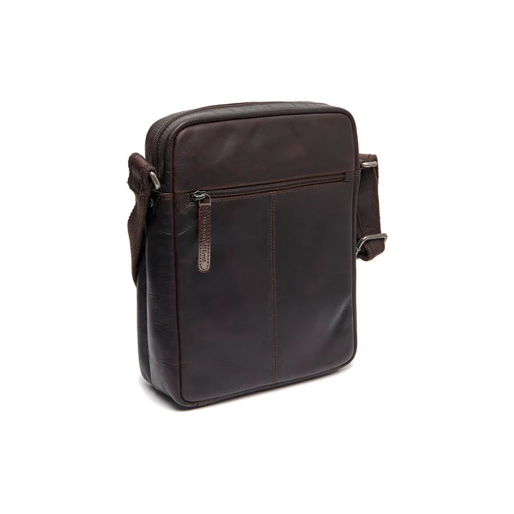 The Chesterfield Brand Anzora Leather Crossbodyväska, Brun