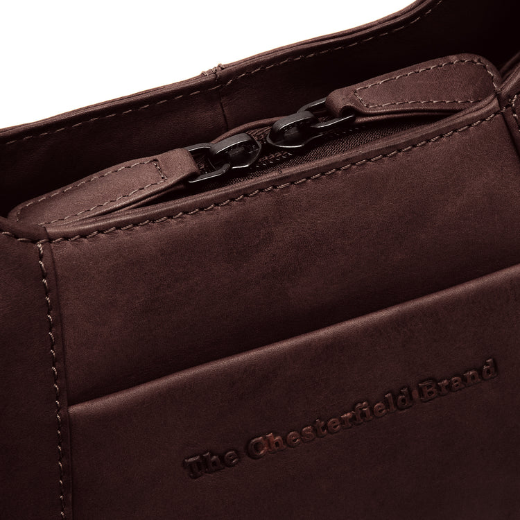 The Chesterfield Brand Lunera Leather Handväska, Brun
