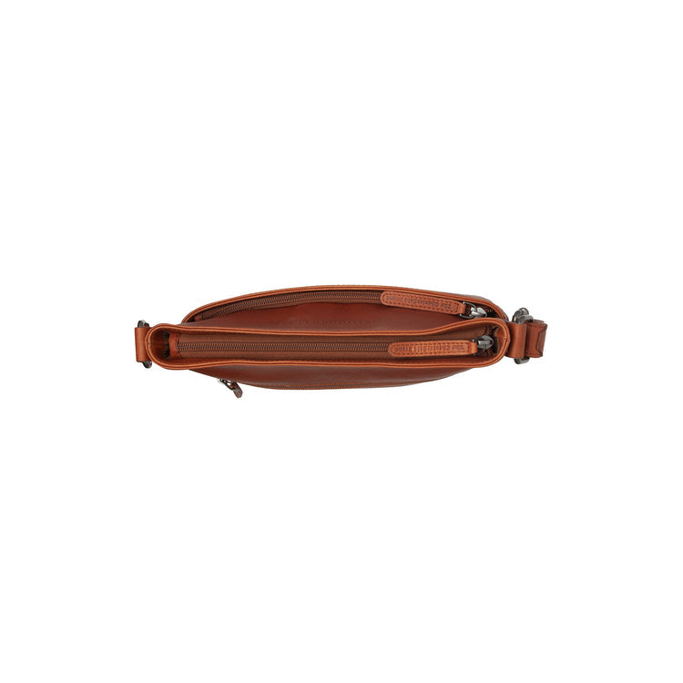 The Chesterfield Brand Mirea Leather Crossbodyväska, Cognac