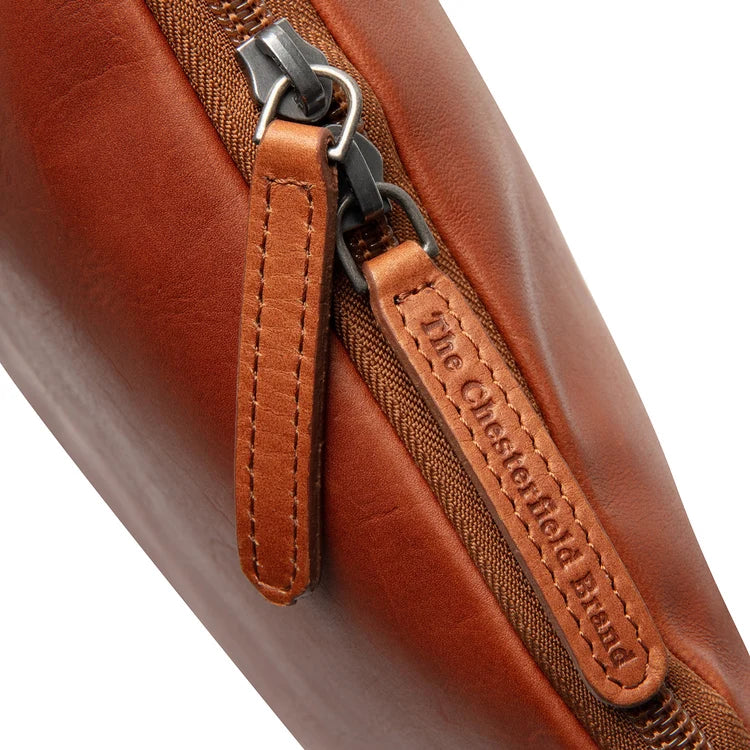 The Chesterfield Brand Mirea Leather Crossbodyväska, Cognac