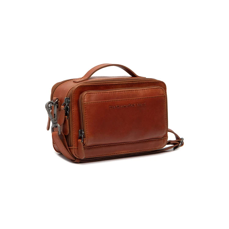 The Chesterfield Brand Rovon Leather Crossbodyväska, Cognac