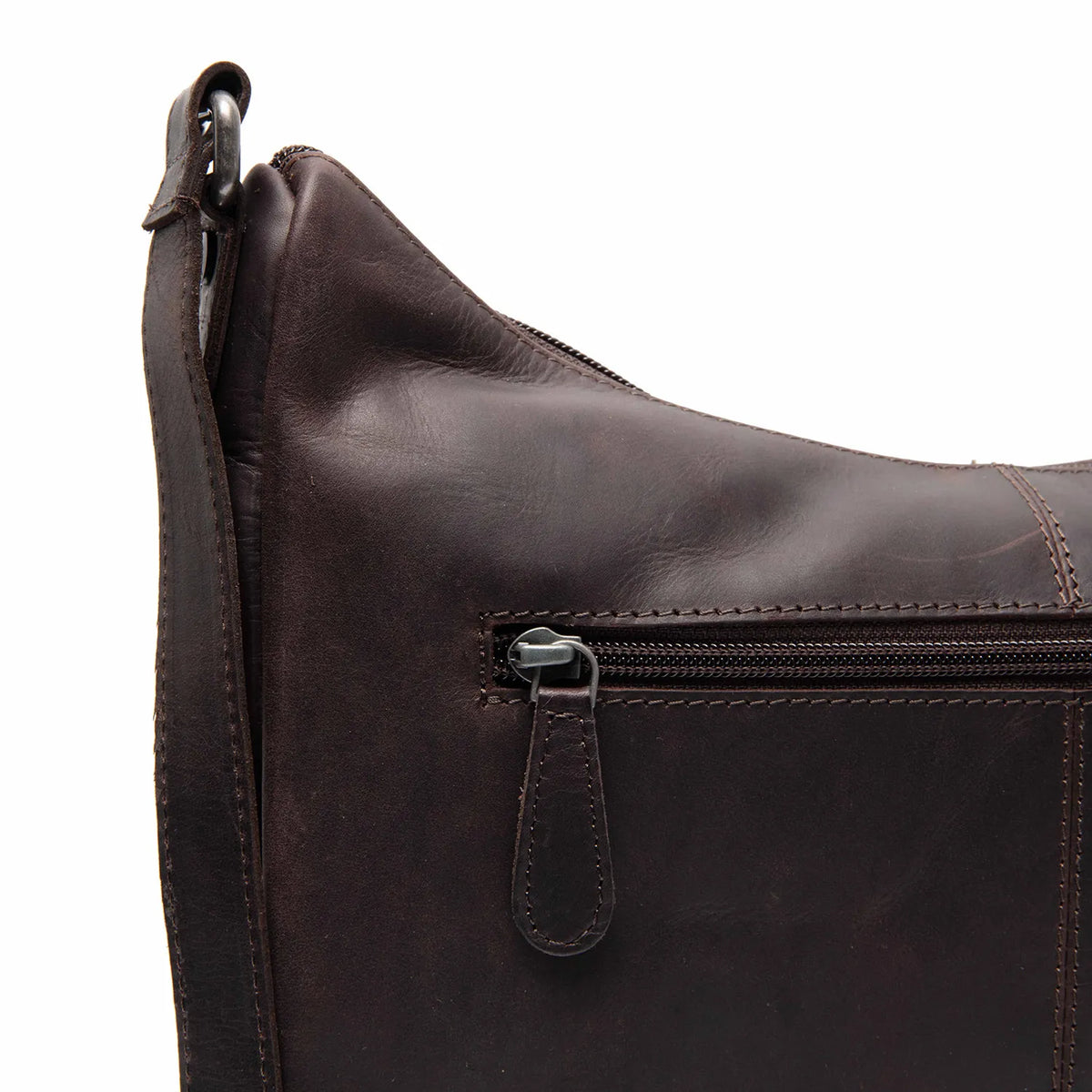 The Chesterfield Brand Valenora Leather Crossbodyväska, Brun