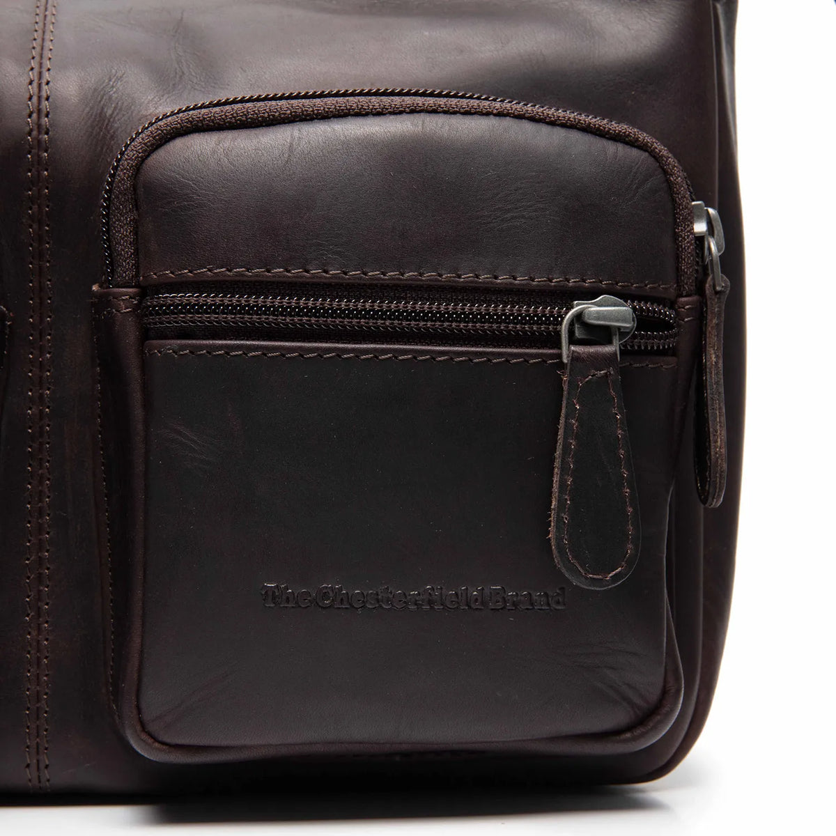 The Chesterfield Brand Valenora Leather Crossbodyväska, Brun