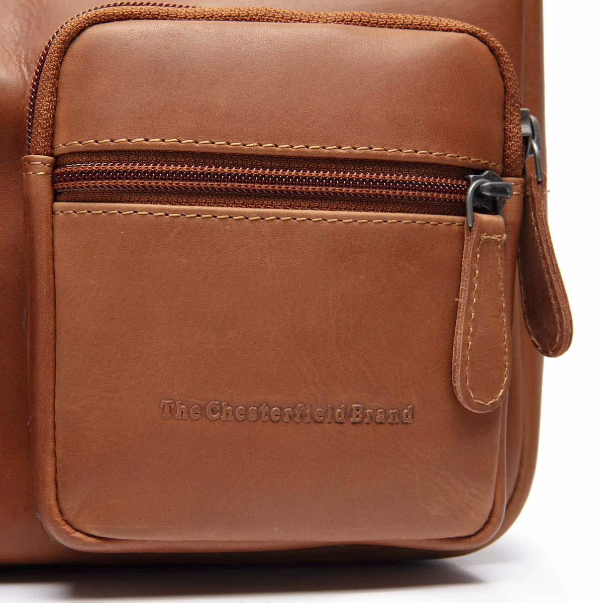 The Chesterfield Brand Valenora Leather Crossbodyväska, Cognac