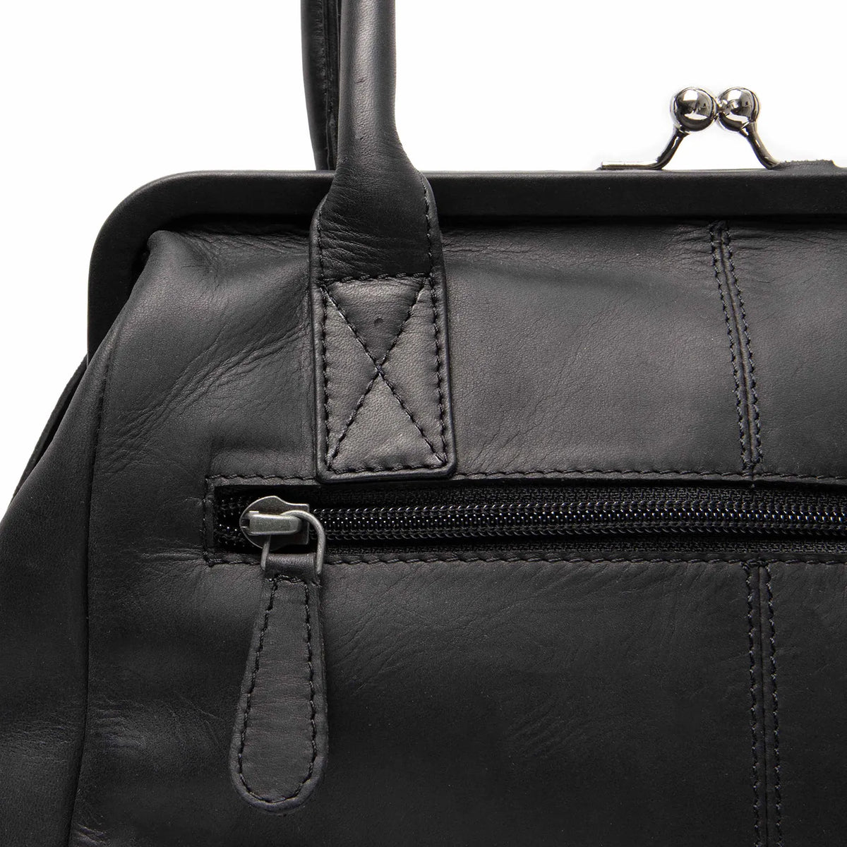The Chesterfield Brand Dorin Leather Handväska, Svart