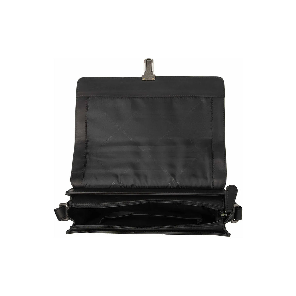 The Chesterfield Brand Lunor Leather Crossbodyväska, Svart