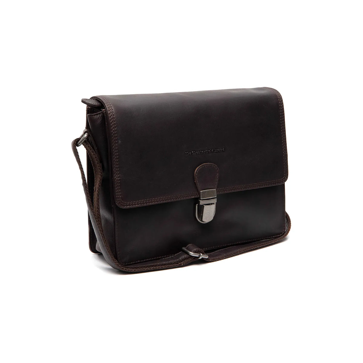 The Chesterfield Brand Lunor Leather Crossbodyväska, Brun