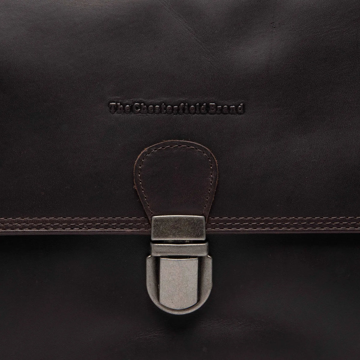 The Chesterfield Brand Lunor Leather Crossbodyväska, Brun