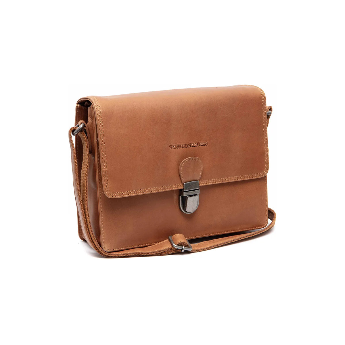 The Chesterfield Brand Lunor Leather Crossbodyväska, Cognac