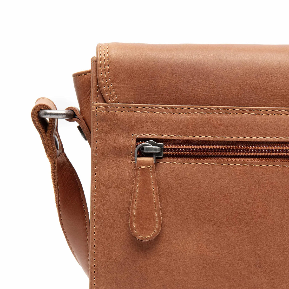 The Chesterfield Brand Lunor Crossbodyväska, Cognac