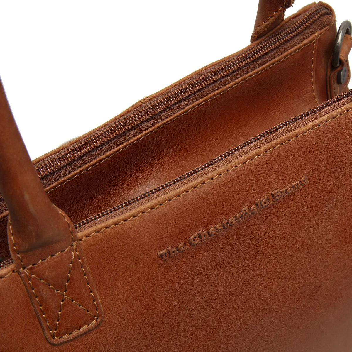The Chesterfield Brand Solvin Leather Handväska, Cognac