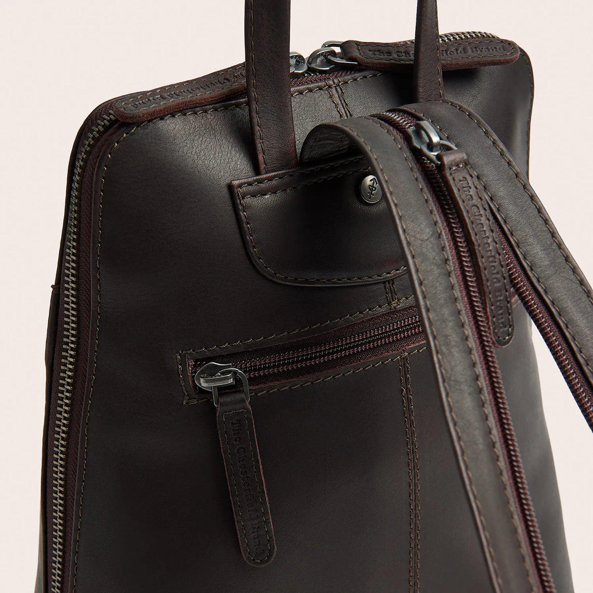 The Chesterfield Brand Claire Leather Ryggsäck, Brun