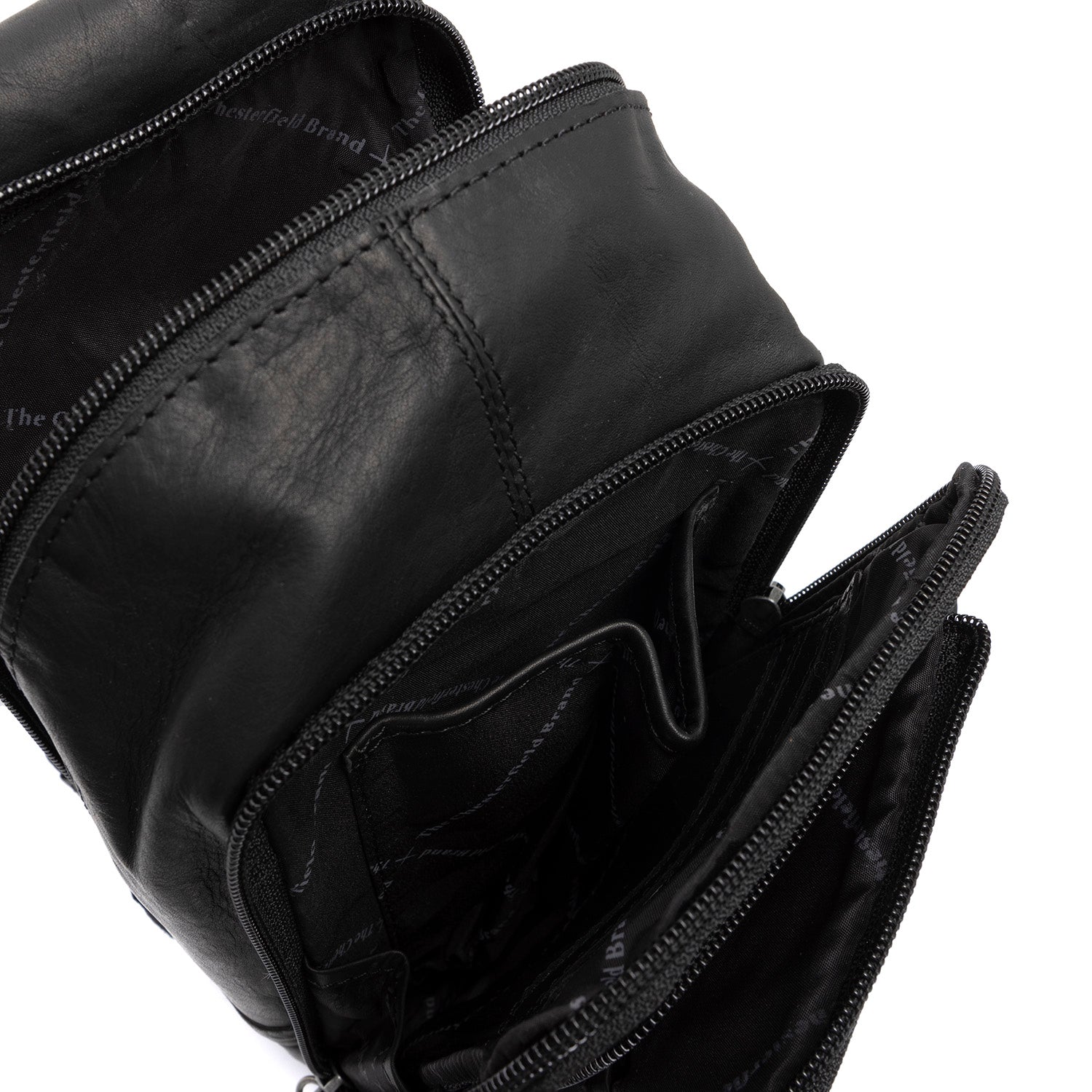 The Chesterfield Brand Riga Crossbodyväska, Svart