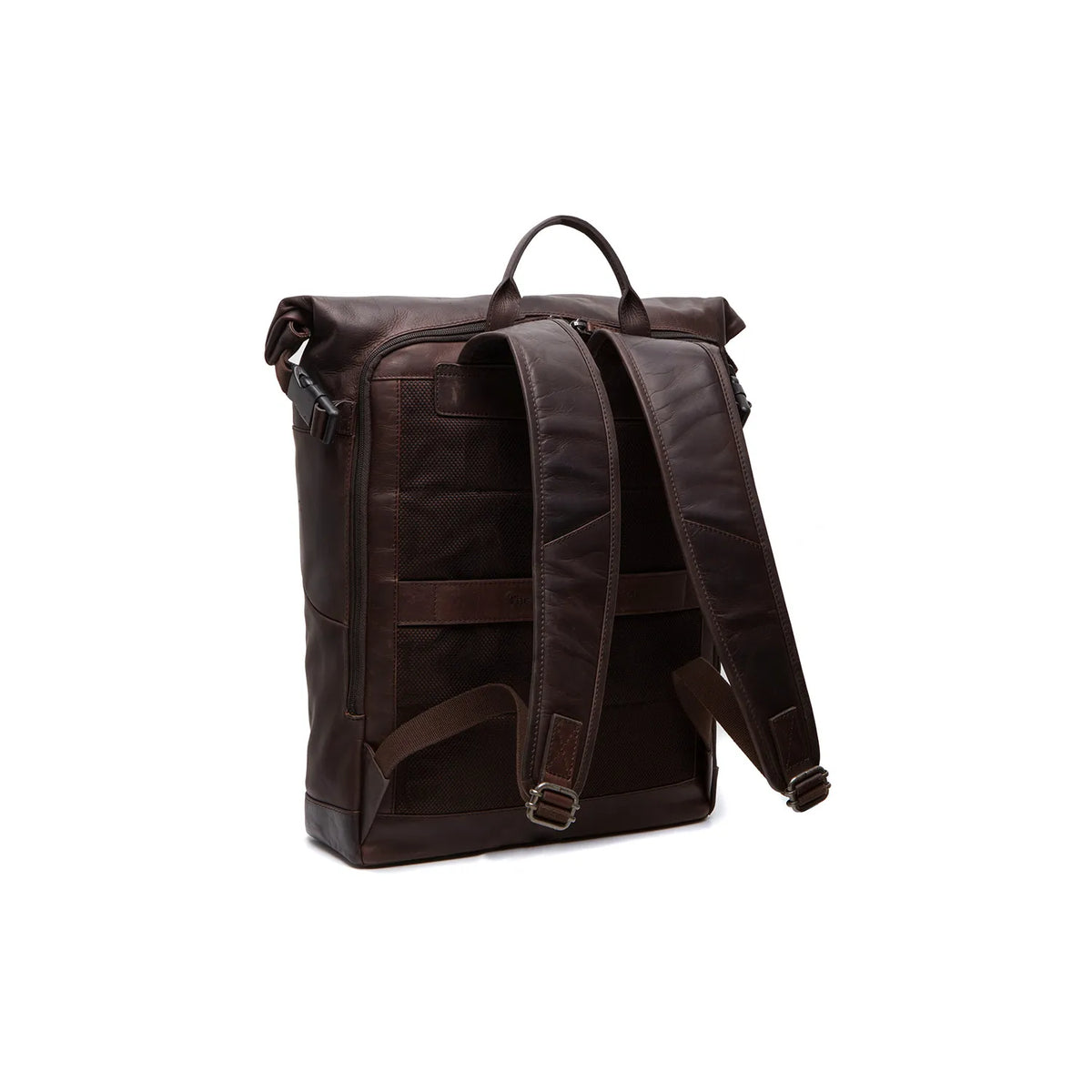 The Chesterfield Brand Liverpool Leather Roll-top Ryggsäck, Brun
