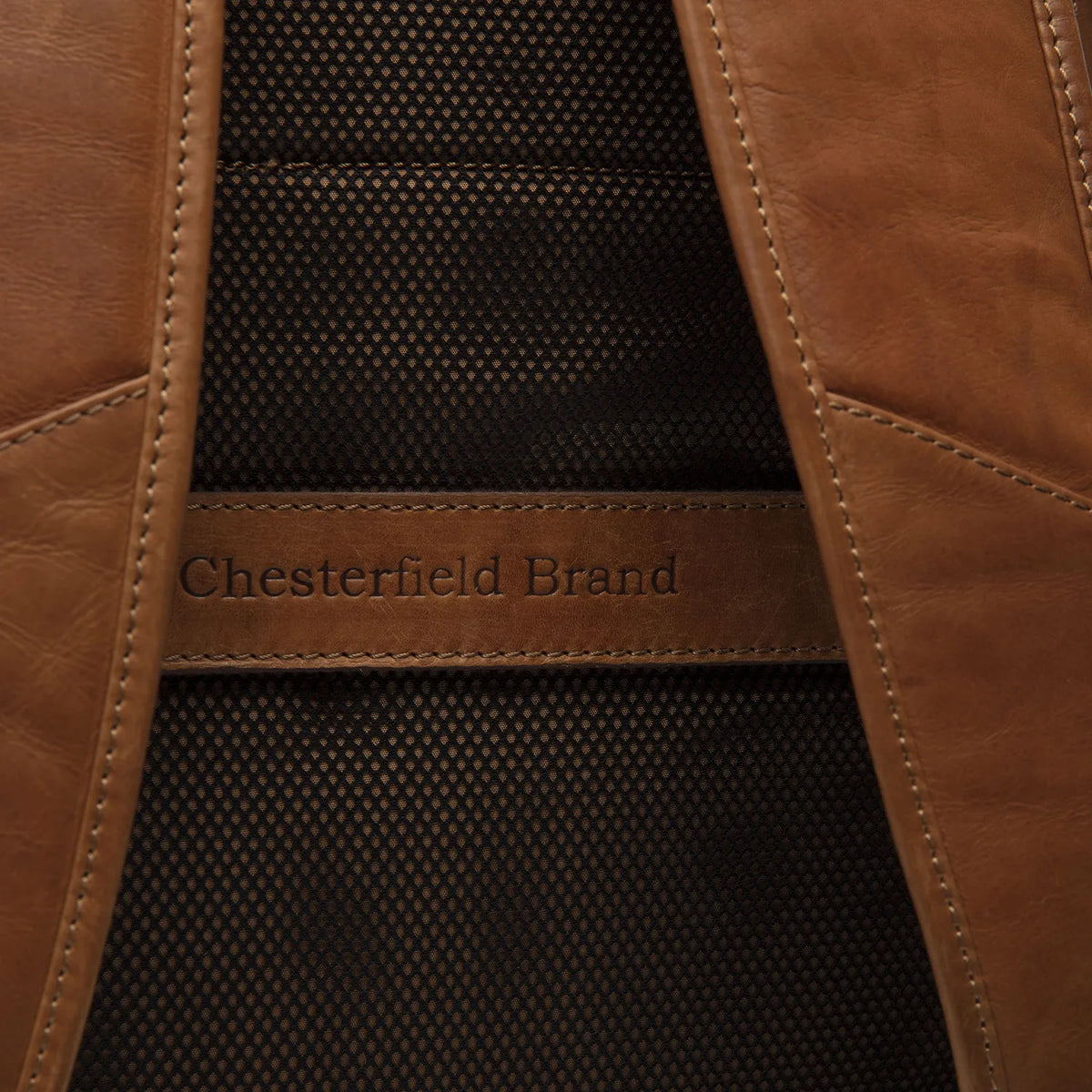 The Chesterfield Brand Liverpool Leather Roll-top Ryggsäck, Cognac