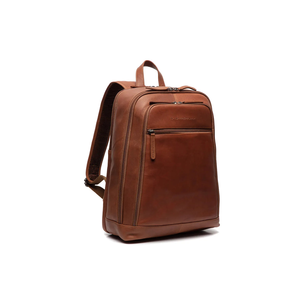 The Chesterfield Brand Detroit Leather Laptopryggsäck, Cognac